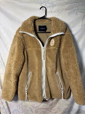 Coach Tan Teddy Jacket